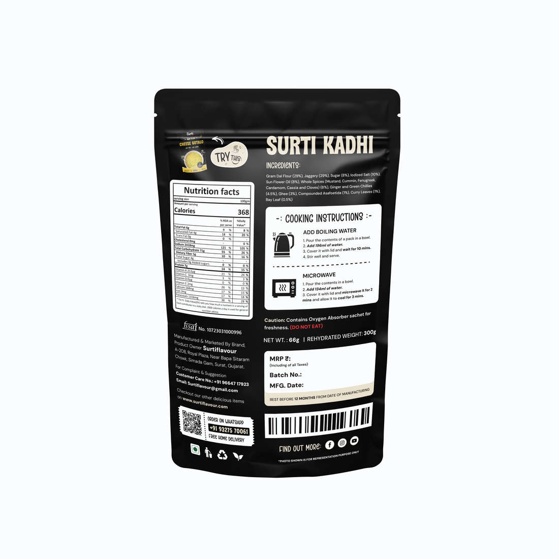 Surti Kadhi Reg. - Ready to Eat