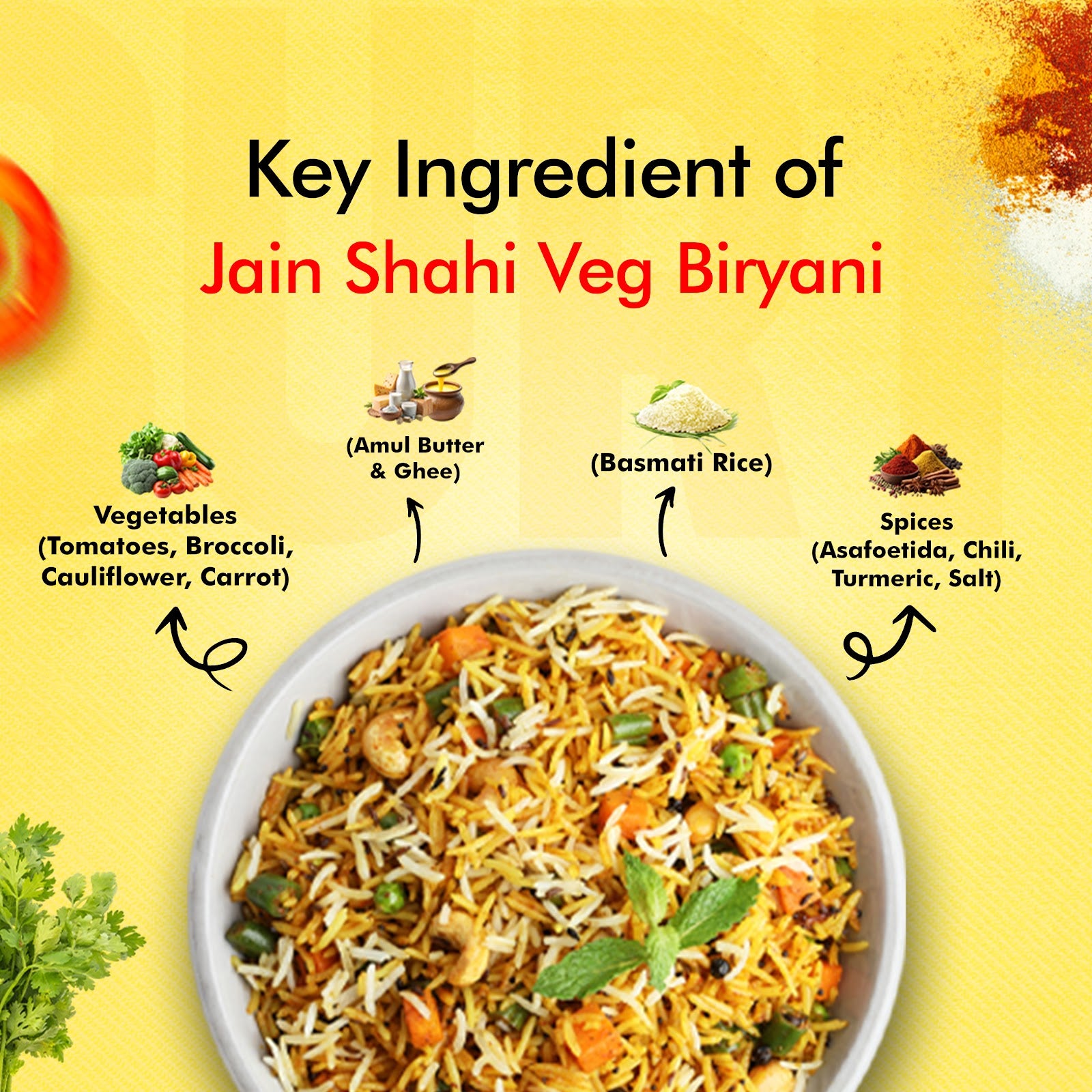 Jain Sahi Veg. Biryani 6
