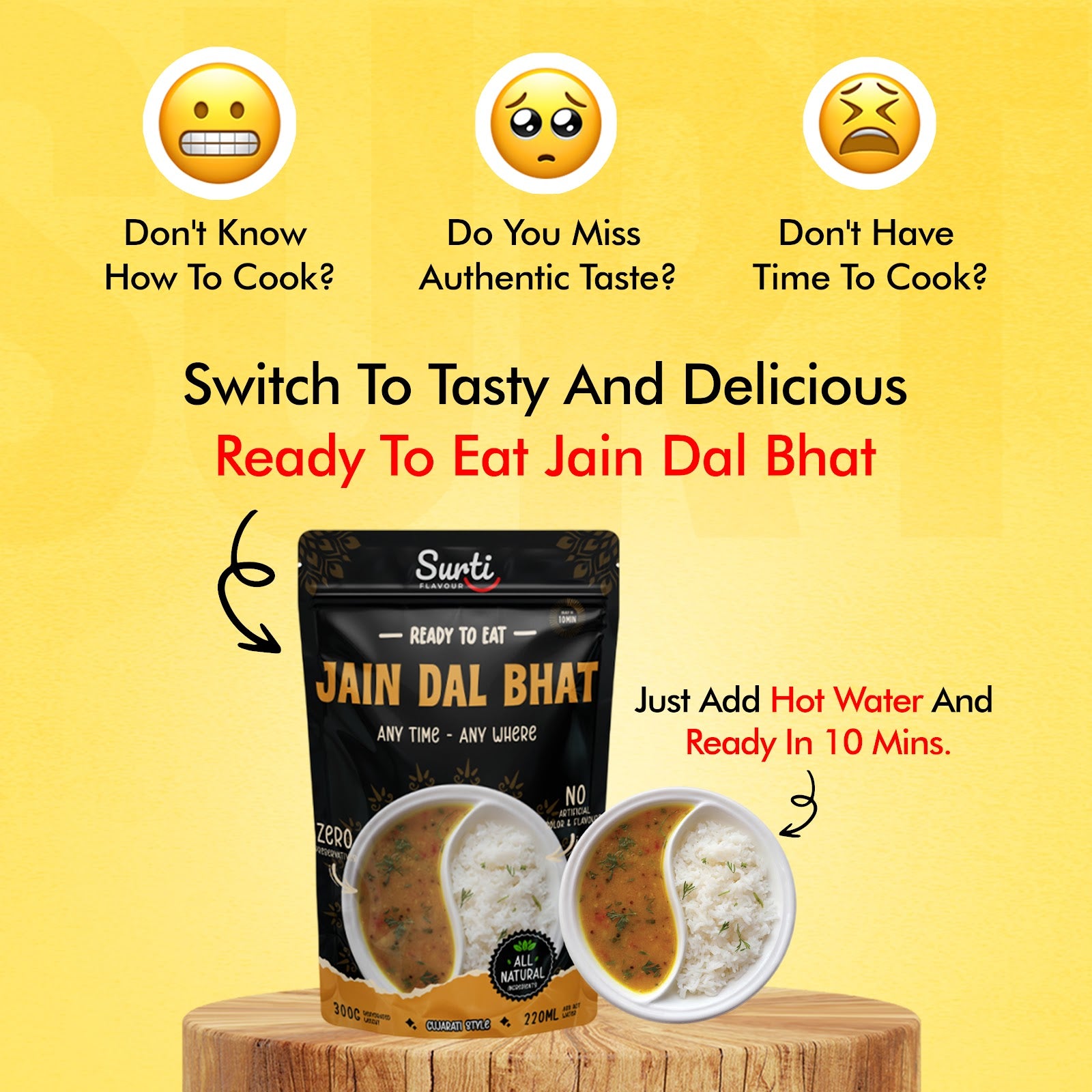 Jain Dal Bhat 8