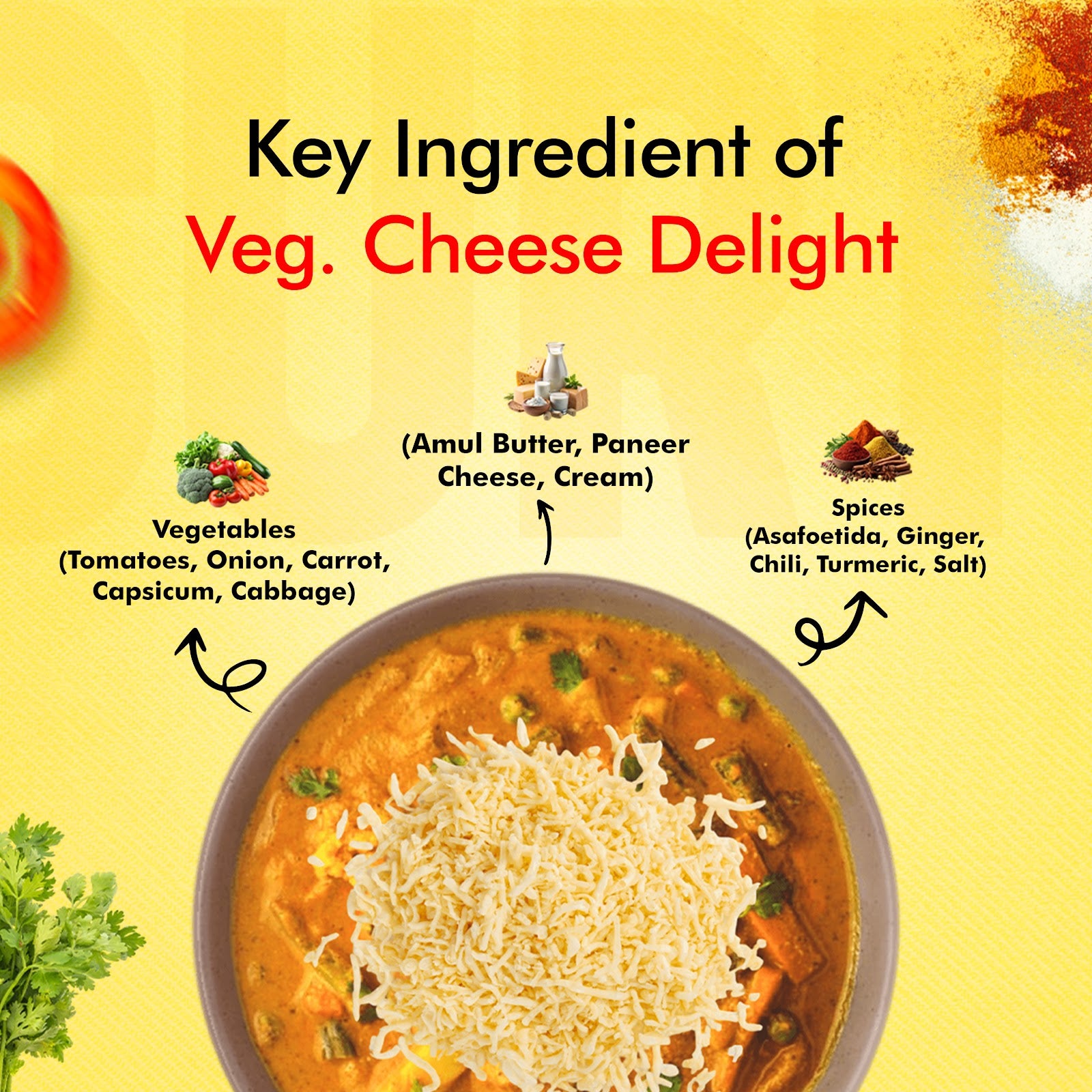 Veg. Cheese Delight 6
