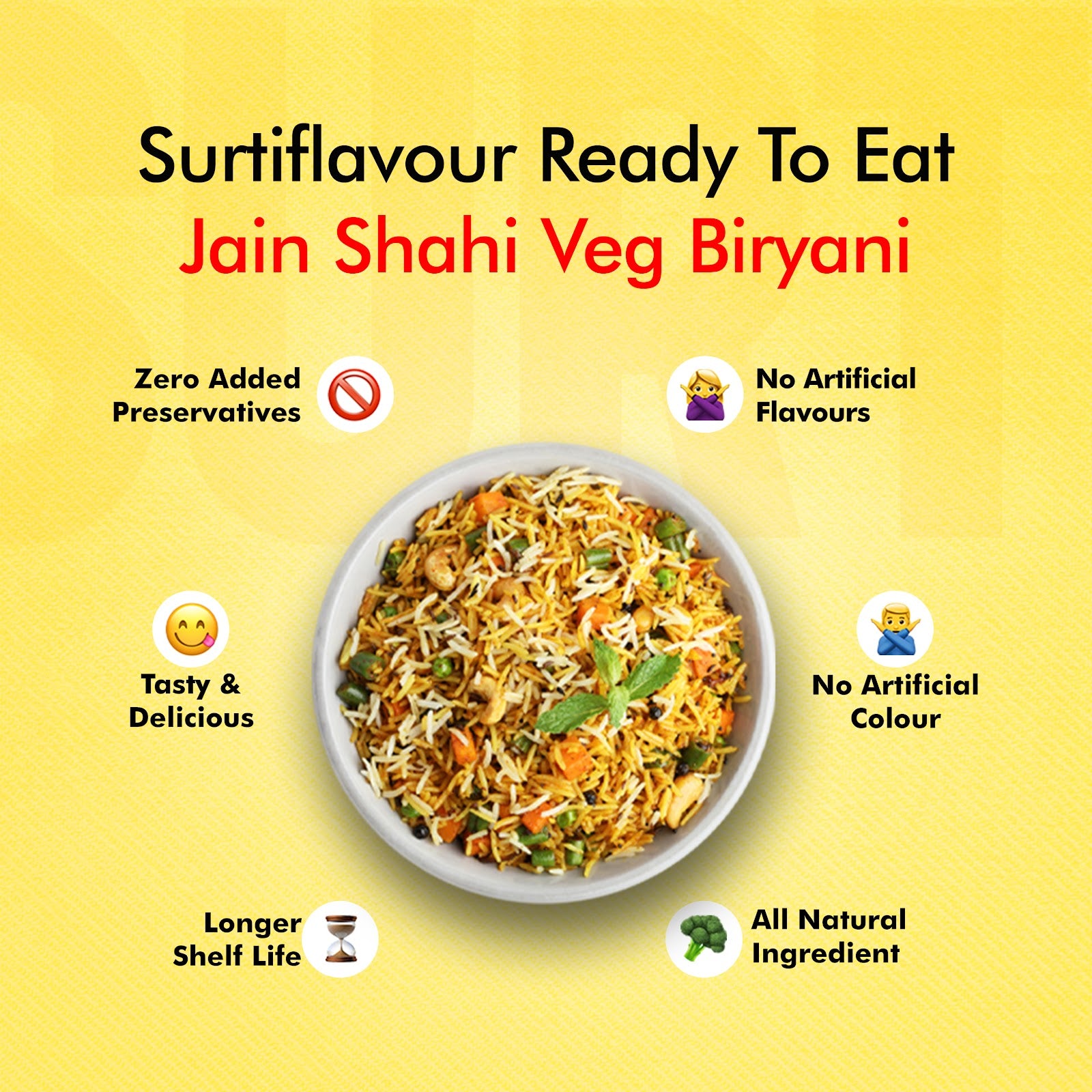 Jain Sahi Veg. Biryani 3