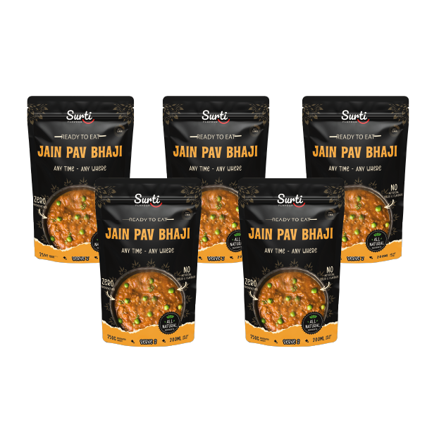 Jain Pav Bhaji - Ready to Eat